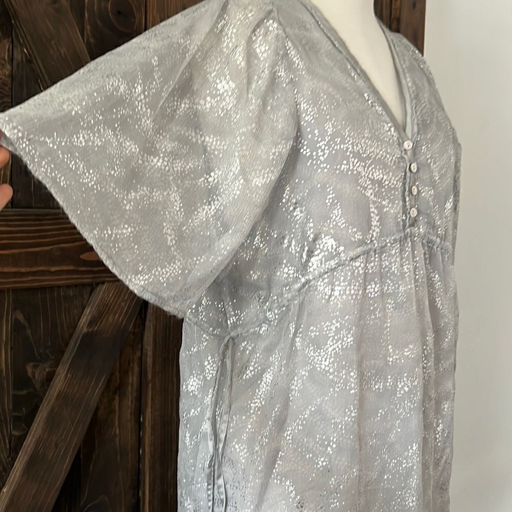 Parisian Designer Bill Tornade Silk Dress Sz-38 - Picture 6 of 12